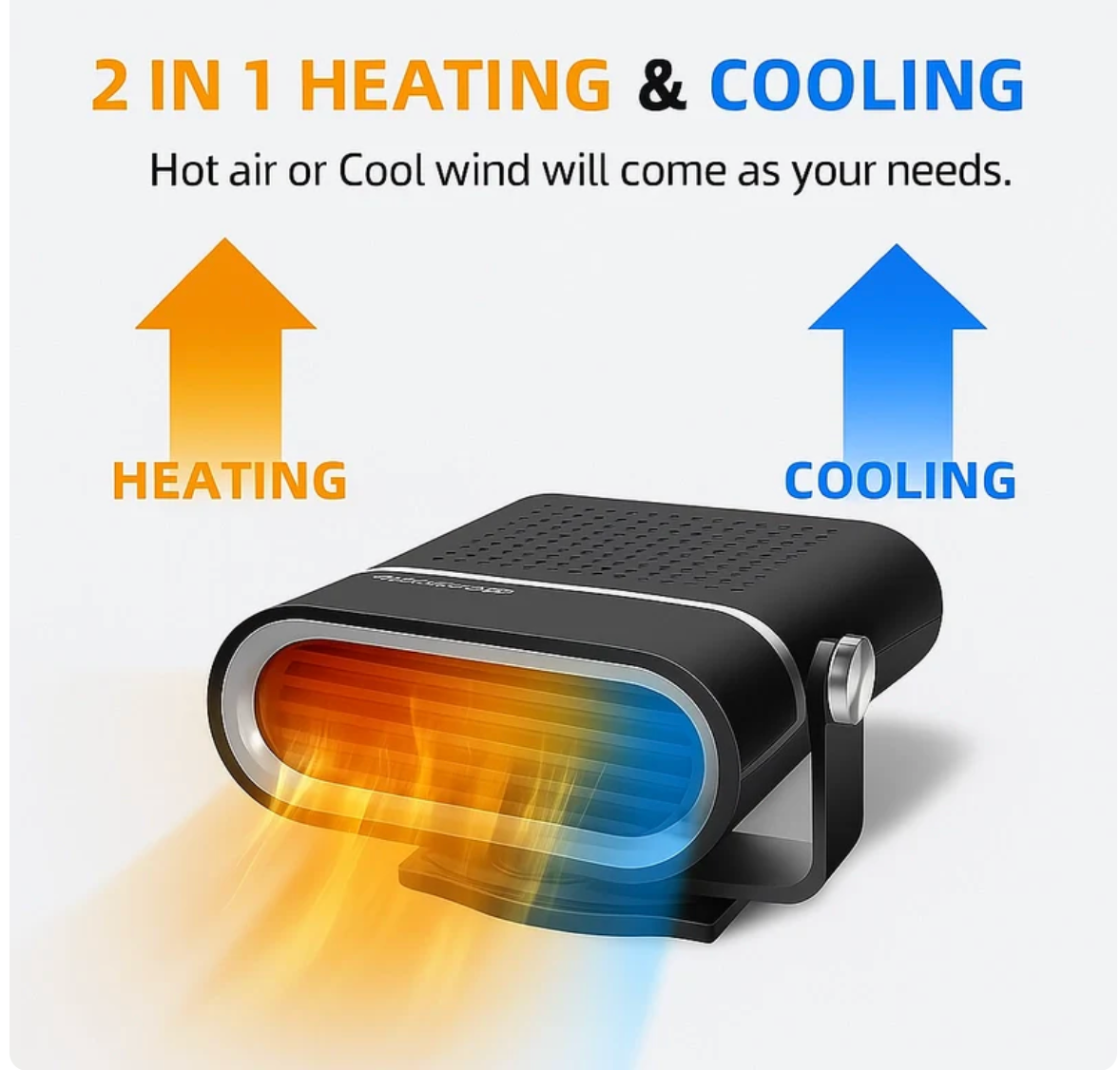 Car Heater 12V - Winter Visibility Booster